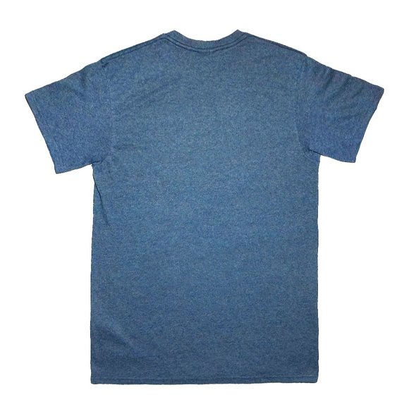 Star Wars Rebel Alliance 'USE THE FORCE' Yoda Luke Retro Blue Graphic Tee Sz S - Picture 5 of 6